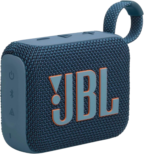 JBL Go 4 - Ultra-Portable, Waterproof and Dustproof Bluetooth Speaker, Big Pro Sound with Punchy bass, 7-Hour Built-in Battery, Made in Part with Recycled Materials (Blue)