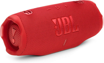 JBL Charge 6 - Portable Waterproof & Drop-Proof Bluetooth Speaker, Bold Pro Sound with AI Sound Boost, 28Hrs of Playtime, Built-in powerbank & Comes with a Sturdy/Removable Carrying Strap (Black)
